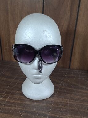 Women's Oversized Purple Gradient Sunglasses #8